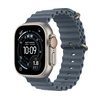 Apple Watch Ultra 3 GPS + Cellular 49mm Natural Titanium Case with Anchor Blue Ocean Band - MEWH4ET/A