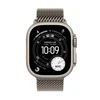 Apple Watch Ultra 3 GPS + Cellular 49mm Natural Titanium Case with Natural Titanium Milanese Loop - Medium - MEWY4ET/A
