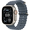 Apple Watch Ultra 3 GPS + Cellular 49mm Natural Titanium Case with Anchor Blue Ocean Band - MEWH4ET/A