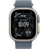 Apple Watch Ultra 3 GPS + Cellular 49mm Natural Titanium Case with Anchor Blue Ocean Band - MEWH4ET/A