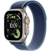 Apple Watch Ultra 3 GPS + Cellular 49mm Natural Titanium Case with Blue/Bright Blue Trail Loop - S/M - MEWR4ET/A