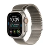 Išmanusis laikrodis Apple Watch Ultra 4 GPS + Cellular 49mm Natural Titanium Case with Natural Titanium Milanese Loop - M