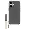 Apple „Beats iPhone 17“ dėklas su atlošu, „MagSafe“ ir kameros valdymu – granito pilkos spalvos