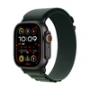 Apple Watch Ultra 2 GPS + Cellular 49mm Black Titanium Case with Dark Green Alpine Loop - Medium MX4R3EL/A