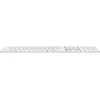 Apple Magic Keyboard with Touch ID and Numeric Keypad for Mac models with Apple silicon (USB–C) - INT - White Keys - MXK73Z/A
