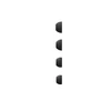 Ausinės Apple Powerbeats Fit - Belaidės Noise-Cancelling Workout Earbuds su Ultimate Secure Fit - Jet Black