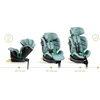 Automobilinė kėdutė oborotowy su nogą Nukido Shelly 0-12 lat I-Size ISOFIX