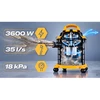Humberg Dulkių siurblys pramoninis 20 l 3600 W universalus na mokro i sucho HM-407