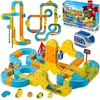 Magnetinis traukinukas su elektriniais bėgiais, konstrukcinės kaladėlės 157 vnt. Ricokids RK-784