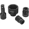 Kraftdele Suktukas + prailgintuvai + smūginės galvutės 3/4" 21 vnt. KD11868