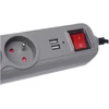 Kraftdele Ilgintuvas su USB lizdais 1,5 m KD4033