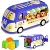Edukacinis žaislas RK-741 Ricokids autobusas mėlynas