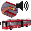 Malplay Šarnyrinis autobusas troleibusas su šviesa ir garsu