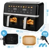 Gruzdintuvė MalTec Riebalų keptuvė be aliejaus AirFryer 2800W-10L
