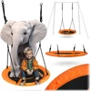 Neo-Sport Swingo XXL „Crow's Nest“ sūpynės, oranžinės, 95 cm