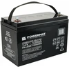 Powermat 12V 100Ah AGM Akumuliatorius, VRLA Giluminio Ciklo Akumuliatorius UPS, Saulės, Signalizacijos Sistemoms, Ilgaamžis Akumuliatorius, Sandarus Švino Rūgšties Akumuliatorius