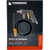 Powermat SMĖLIAVIMO PISTOLETAS + ŽARNA 1 m PM-PDPI-2T