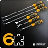 Powermat APMUŠALŲ NUĖMIMO ĮRANKIŲ RINKINYS LENTELIŲ IR SEGTUKŲ IŠĖMIMUI 6 vnt. PM-ZSTS-6ZN
