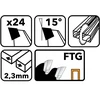 Powermat Medienos pjovimo diskinis peilis 190x30 24z TDD-190x30x24Z