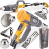 Powermat Elektrinis karšto oro pistoletas 3-in-1, 2000W, su 5 antgaliais, piktžolių deginimui, grilio uždegimui, dažų šalinimui, karšto oro pistoletas
