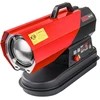 Red Technic Alyvos šildytuvas, 30 kW, pramoniniam ir žemės ūkio naudojimui, dyzelinas ir lengvasis šildymo mazutas, didelio našumo patalpų šildytuvas, nešiojamas statybinis šildytuvas