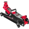 Red Technic Automobilinis domkratas, varlės tipo, 2500 kg talpa, su 30 mm prailginimu, žemo profilio hidraulinis domkratas garažui ir dirbtuvėms, sunkiasvorių transporto priemonių kėlimas