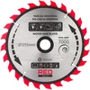 Red Technic Karbido antgaliais dengtų pjūklo diskų rinkinys, 255 mm medienos pjovimo diskai, 5 vnt. diskinėms, kampinėms, stalinėms pjovimo staklėms, ATB danties geometrija