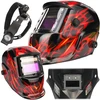 Red Technic Automatiškai patamsėjanti suvirinimo kaukė su filtru Raudonas TECHNIC RTAPS0062