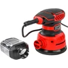 Red Technic Ekscentrinis šlifuoklis, 1100W elektrinis kintamo greičio, su 24 šlifavimo diskais, medienai, metalui ir automobilių reikmėms