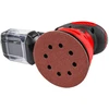 Red Technic Ekscentrinis šlifuoklis, 1100W elektrinis kintamo greičio, su 24 šlifavimo diskais, medienai, metalui ir automobilių reikmėms