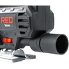 Red Technic Elektrinė siaurapjūklis, 1400 W, su 15 pjūklelių, reguliuojama švytuoklė, lazerinis kreipiklis, medienos ir metalo pjovimui, elektrinis įrankis