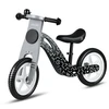 „Ricokids RC-615“ medinis balansinis dviratis, juodas ir baltas