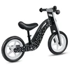 „Ricokids RC-615“ medinis balansinis dviratis, juodas ir baltas
