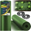 Sodo agrotekstilė 1,6 m x 100 m 90 g/m2 + 100 „Plonos“ smeigtukų - žalia