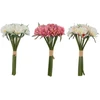 Home4You Dirbtinė gėlė „FLOWERLY“ (20 cm), 9 vnt. pavasario gėlių puokštė, įvairių rūšių