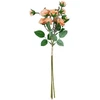 Dirbtinės gėlės „FLOWERLY“, 4 vnt. „Krūminių rožių“ puokštė, įvairių spalvų