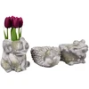 Gėlių vazonas STONE 20x15xH11cm, ežiukas