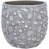 Gėlių vazonas „SUNNY SHELL“, D35,5 x H33 cm, smėlio spalvos