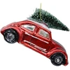 Kalėdinis papuošalas JOY CAR Raudonas 10.6cm, stiklas