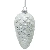 Kalėdinis papuošalas JOY CONE 10cm, stiklas