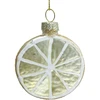 Kalėdinis papuošalas JOY LEMON 6,5 cm, stiklas