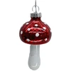 Kalėdinis papuošalas JOY MUSHROOM 9cm, stiklas
