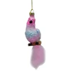 Kalėdinis papuošalas JOY PARROT 18cm, stiklas