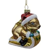 Kalėdinis papuošalas JOY SQUIRREL 9cm, stiklas