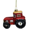 Kalėdinis papuošalas JOY TRACTOR 9cm, stiklas