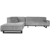 Kampinė sofa HASSO LC, pilka