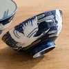 Lova Dubuo HARU D12,2×6,5 cm „Gervės ant mėlyno fono“