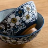 Lova Dubuo HARU D12,2×6,5 cm „Vyšnių žiedai ant mėlyno fono“