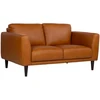 Lova Dvivietė sofa „HAVANNA“, konjako rudos spalvos