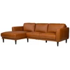 Lova Kampinė sofa „HAVANNA LC“, konjako rudos spalvos